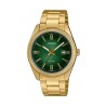 CASIO COLLECTION Mod. DATE, GOLD - GREEN MTP-1302PGC-3AVEF